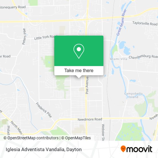 Mapa de Iglesia Adventista Vandalia
