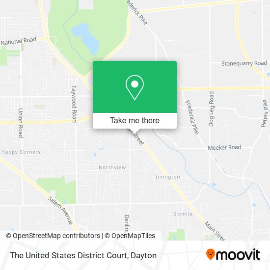 The United States District Court map