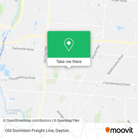 Old Dominion Freight Line map