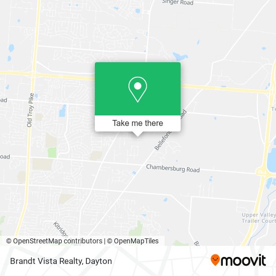 Brandt Vista Realty map