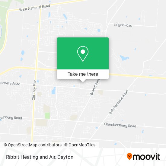 Mapa de Ribbit Heating and Air