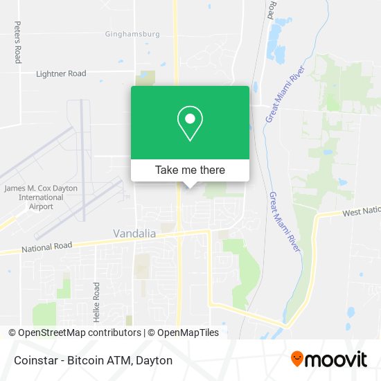 Mapa de Coinstar - Bitcoin ATM