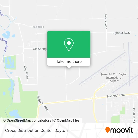 Crocs Distribution Center map