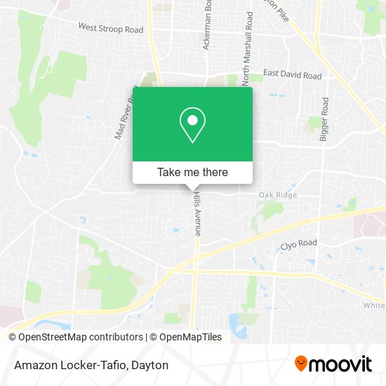 Amazon Locker-Tafio map