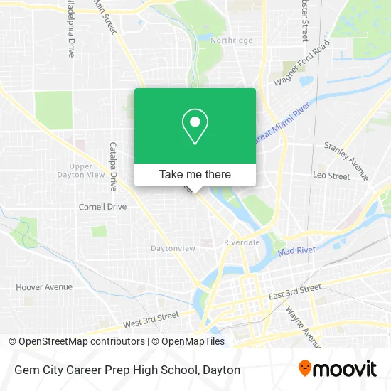 Gem City Career Prep High School map
