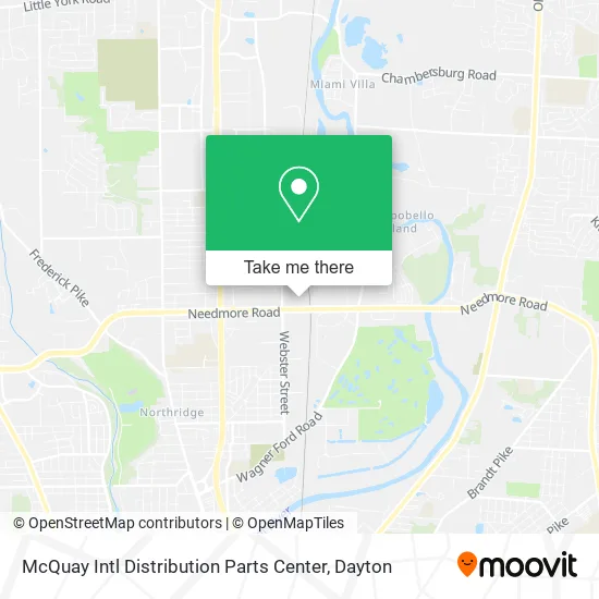 Mapa de McQuay Intl Distribution Parts Center