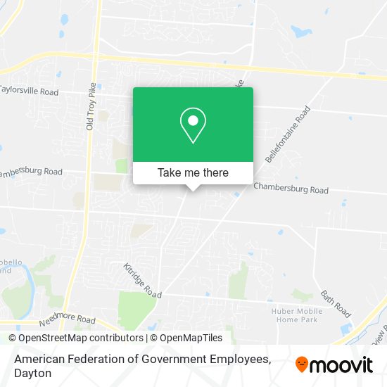 American Federation of Government Employees map