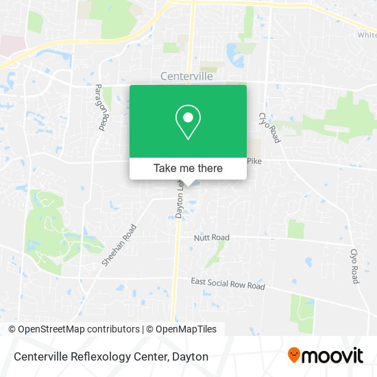 Centerville Reflexology Center map
