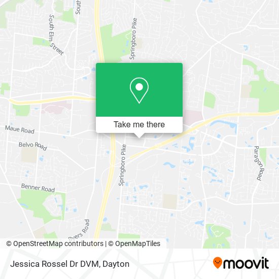 Jessica Rossel Dr DVM map