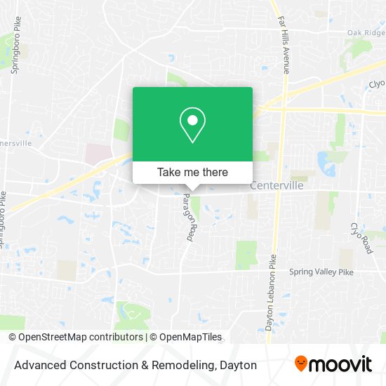 Advanced Construction & Remodeling map