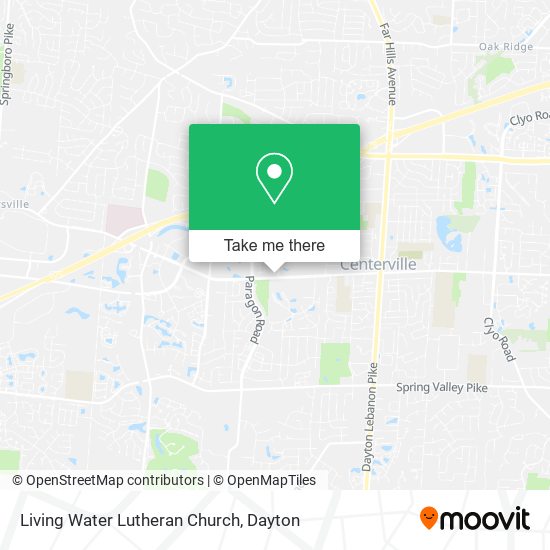 Mapa de Living Water Lutheran Church