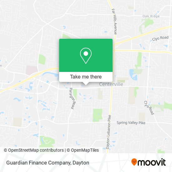 Guardian Finance Company map