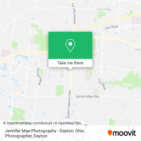 Jennifer Mae Photography - Dayton, Ohio Photographer map