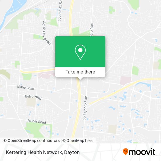 Kettering Health Network map