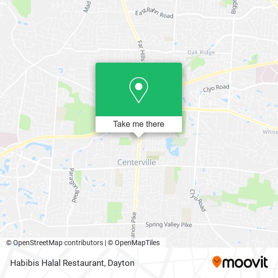Mapa de Habibis Halal Restaurant