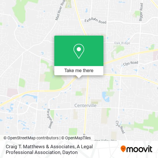 Craig T. Matthews & Associates, A Legal Professional Association map