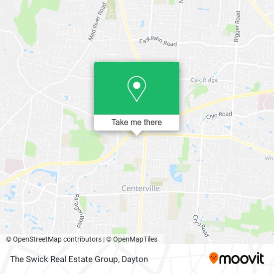 The Swick Real Estate Group map