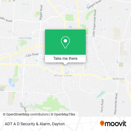 Mapa de ADT A D Security & Alarm