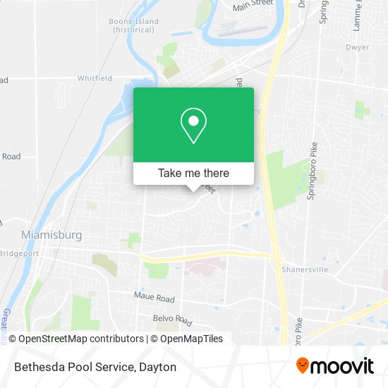 Bethesda Pool Service map