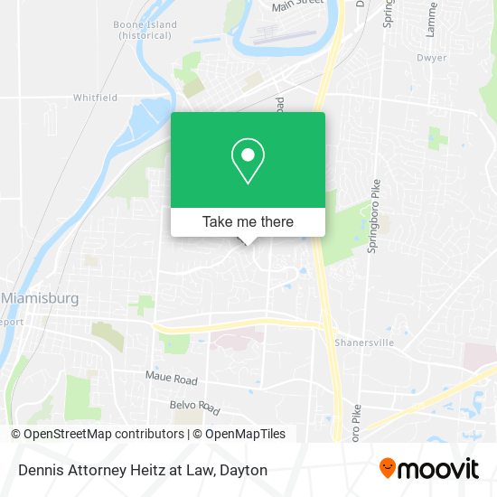 Dennis Attorney Heitz at Law map