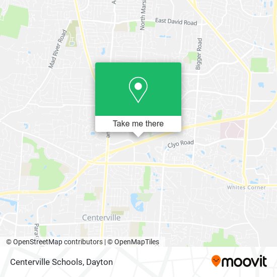 Mapa de Centerville Schools