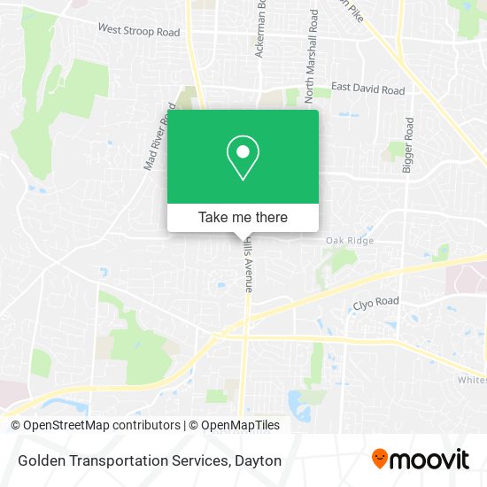 Mapa de Golden Transportation Services