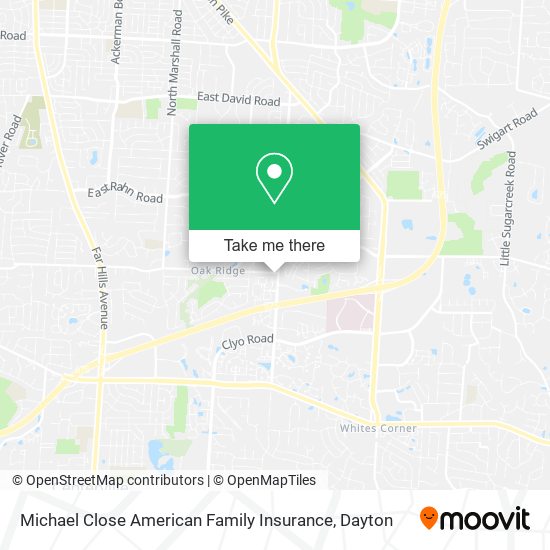 Mapa de Michael Close American Family Insurance