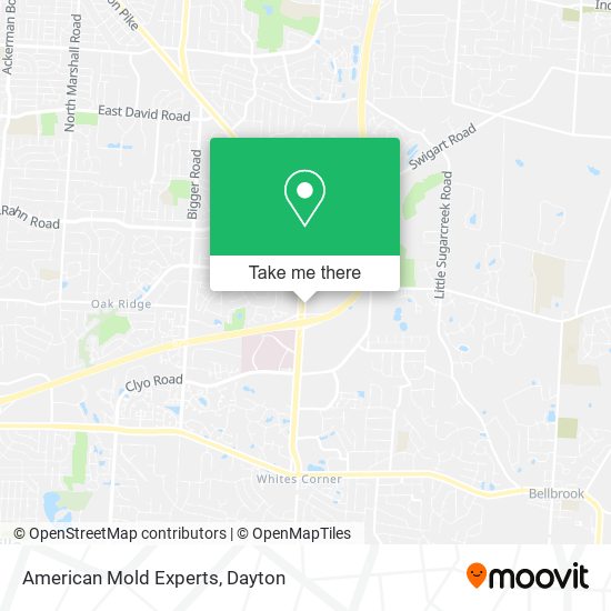 American Mold Experts map