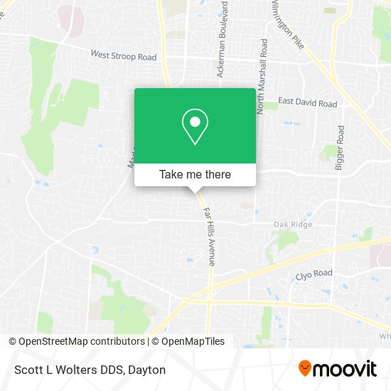 Mapa de Scott L Wolters DDS
