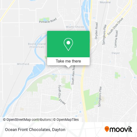 Mapa de Ocean Front Chocolates