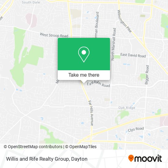 Mapa de Willis and Rife Realty Group