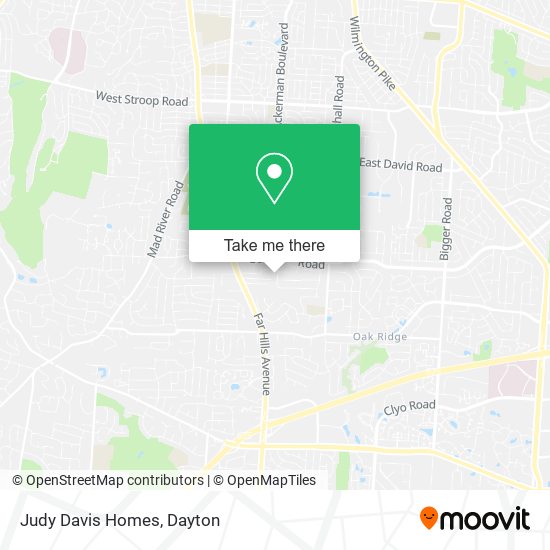 Mapa de Judy Davis Homes