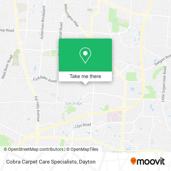 Mapa de Cobra Carpet Care Specialists