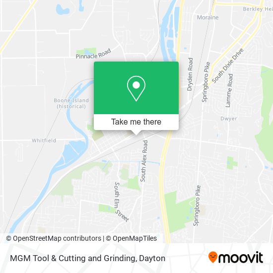 MGM Tool & Cutting and Grinding map