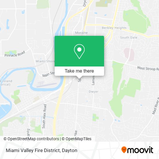 Miami Valley Fire District map