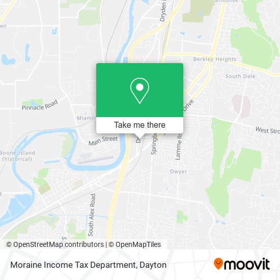 Mapa de Moraine Income Tax Department