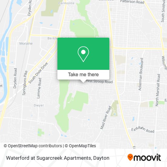Waterford at Sugarcreek Apartments map
