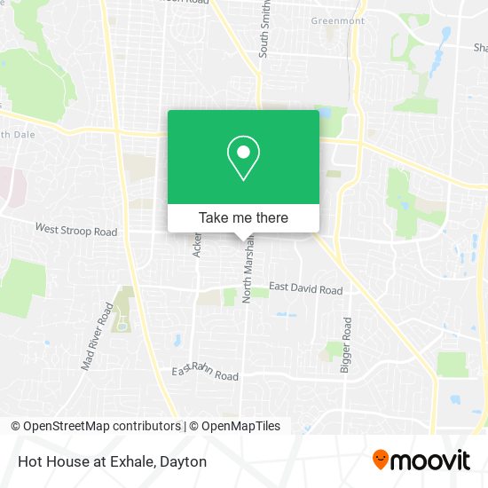 Mapa de Hot House at Exhale