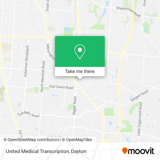 United Medical Transcription map