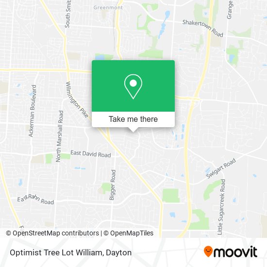Optimist Tree Lot William map