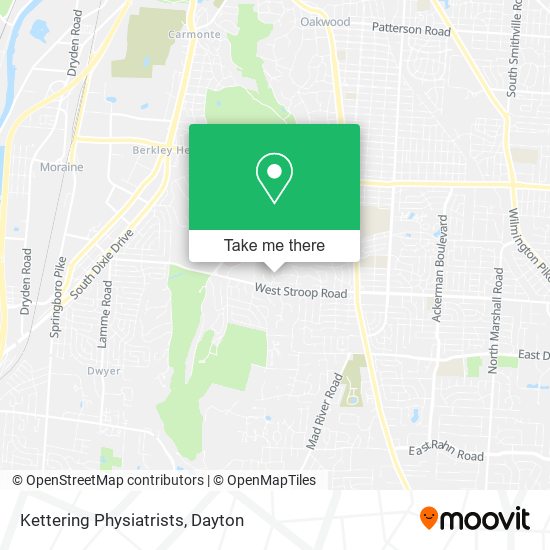 Mapa de Kettering Physiatrists
