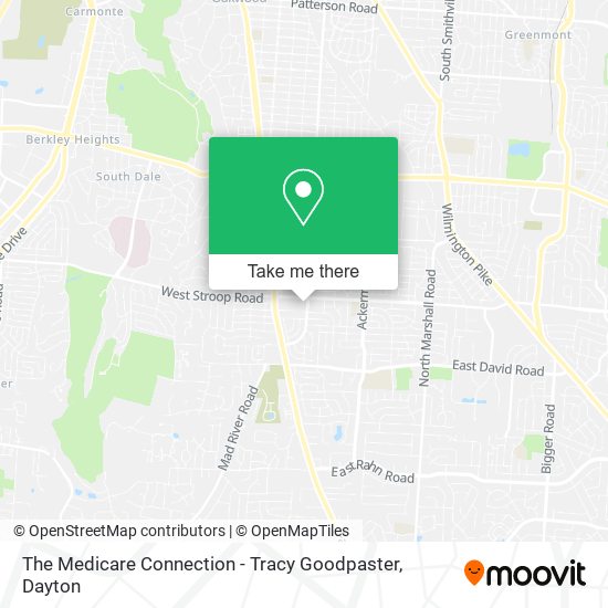 The Medicare Connection - Tracy Goodpaster map