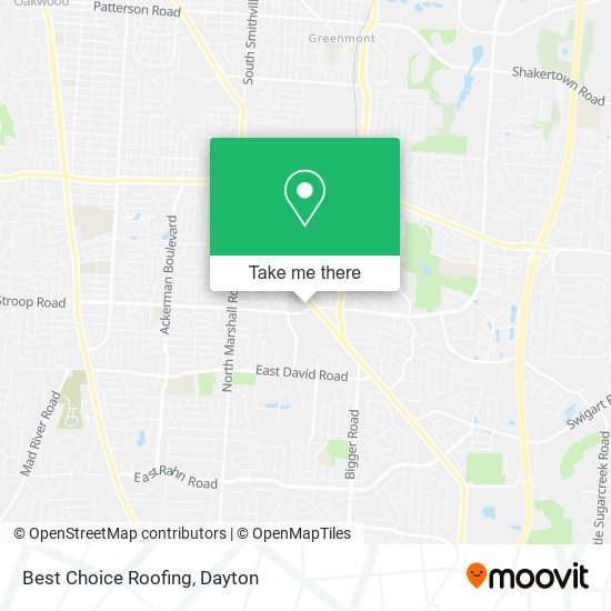Best Choice Roofing map