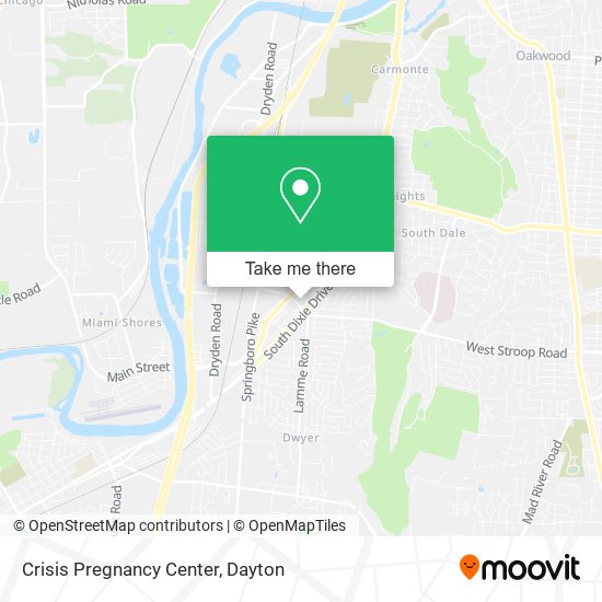 Mapa de Crisis Pregnancy Center