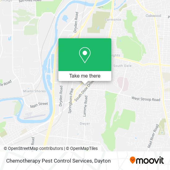 Chemotherapy Pest Control Services map