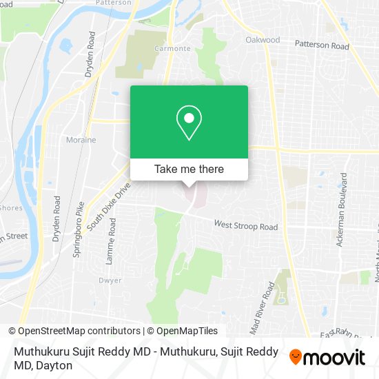 Mapa de Muthukuru Sujit Reddy MD - Muthukuru, Sujit Reddy MD