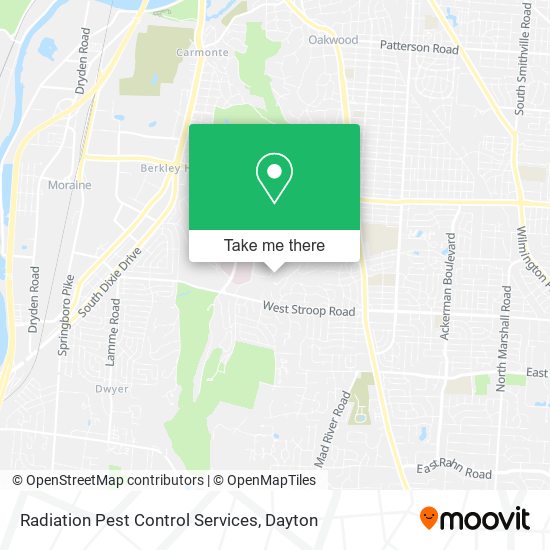 Radiation Pest Control Services map