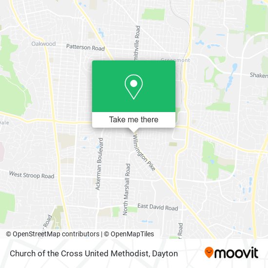Church of the Cross United Methodist map