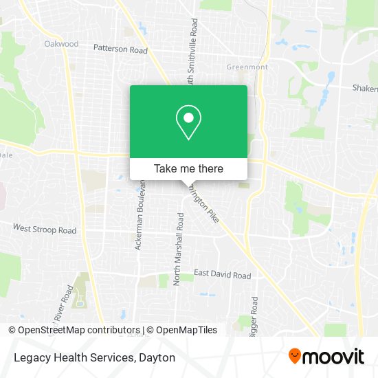 Legacy Health Services map