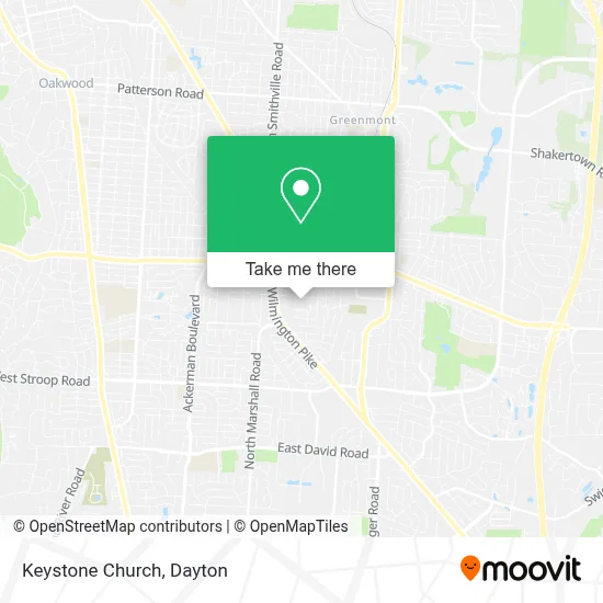 Keystone Church map